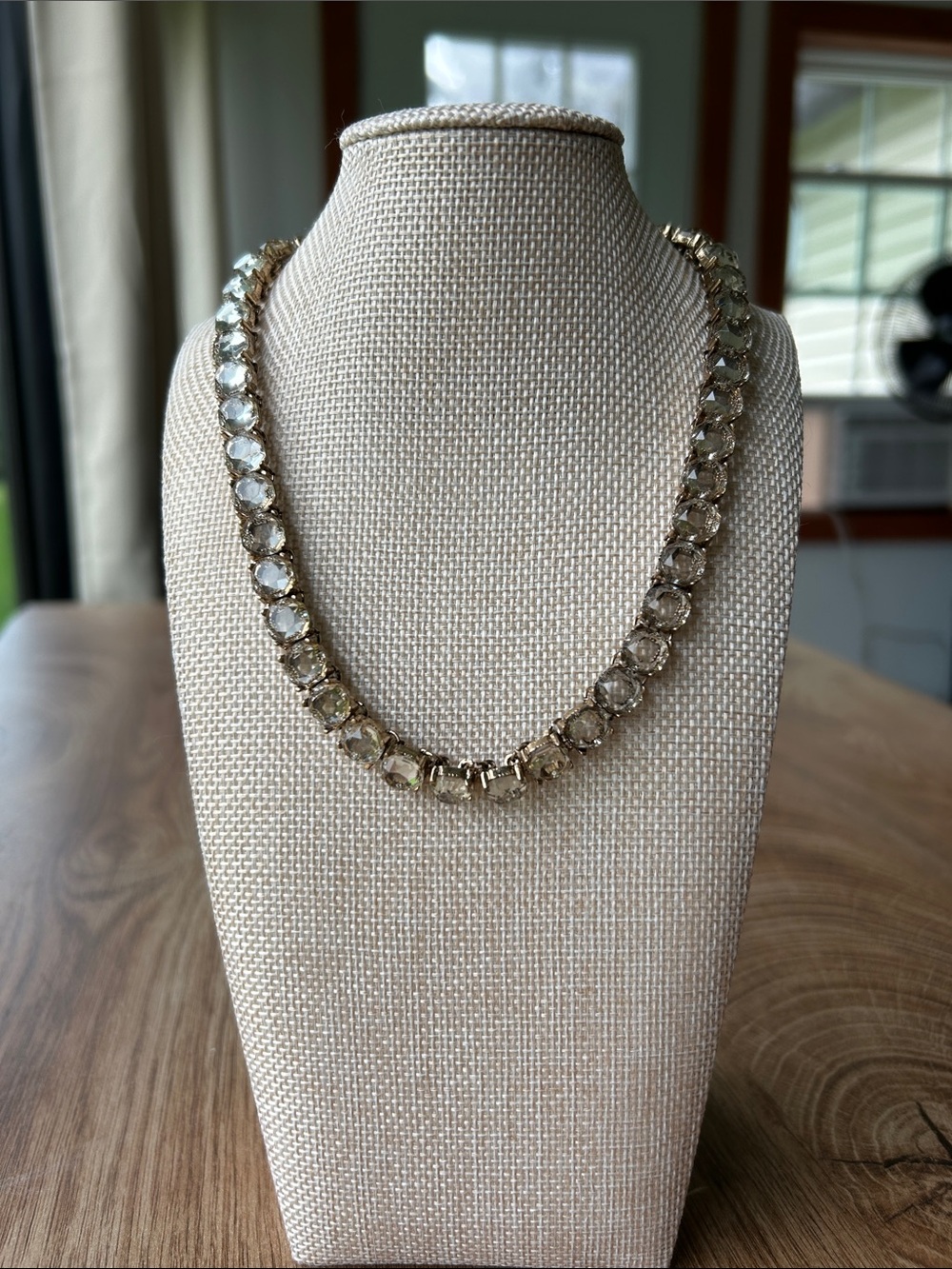 Zara Gold Tone Crystal Necklace